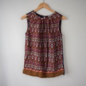 Vanessa Virginia by Anthropologie Boho Tank Top Blouse